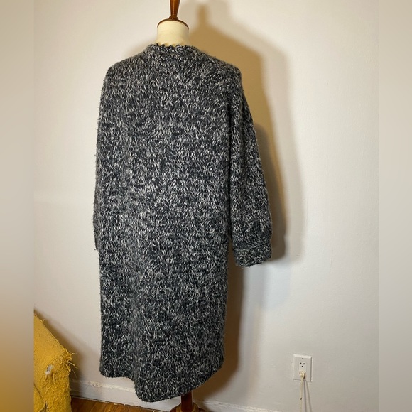 60s VTG Heather Grey Winter Coat - Picture 9 of 16